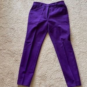MISSONI sz 40 purple pants